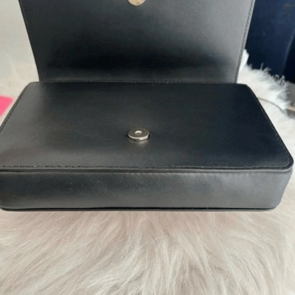 Kate Spade Gentle Panda Crossbody Leather Wallet Bag,‎ Pink/Black, NWT